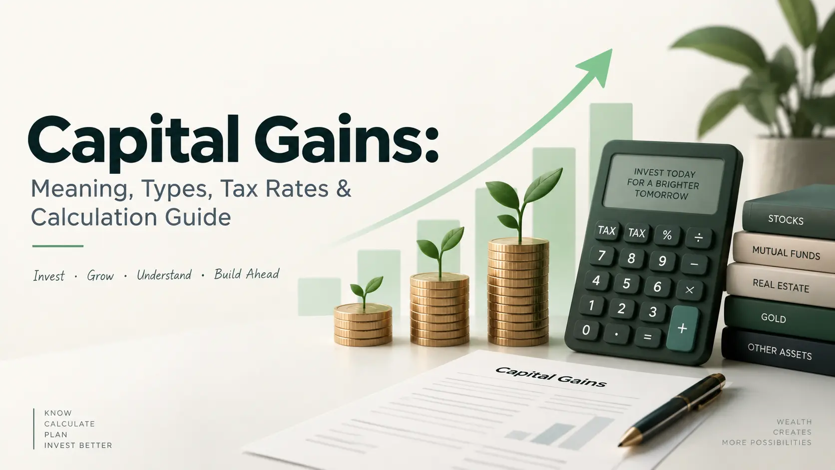 Capital Gains: Meaning, Types, Tax Rates & Calculation Guide