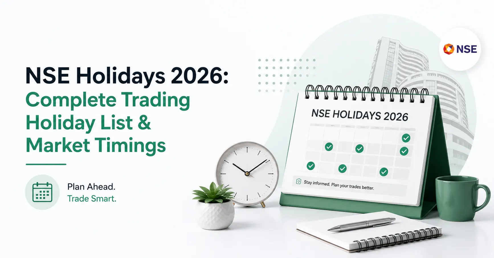 NSE Holidays 2026 banner